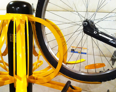 circular bike rack